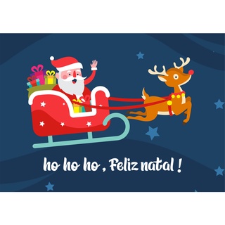 Placa Quadro Decorativo Natal - Ho Ho Ho Papai Noel - Cia Laser