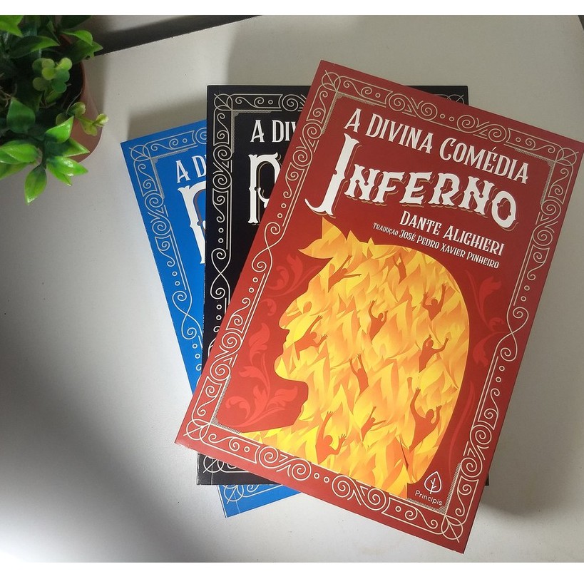 Kit 3 Livros A Divina Comédia- Dante Alighieri- Trilogia | Shopee Brasil