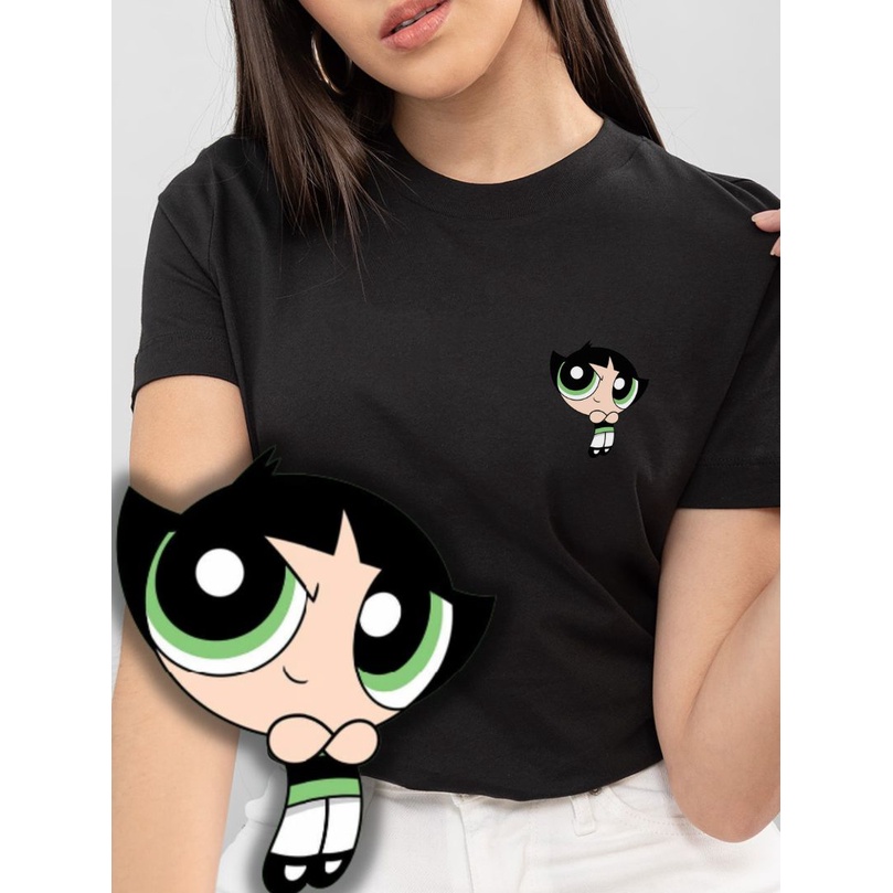 Camiseta Feminina Meninas Super Poderosas Docinho Chemical Baby Look