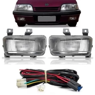 Par Farol Milha Monza 91 92 93 94 95 96 Vidro Original com Soquetes e Tampas de Vedação e Chicote H3
