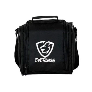 Bolsa Térmica Fitness Basic- Preta Branca Lancheira Academia