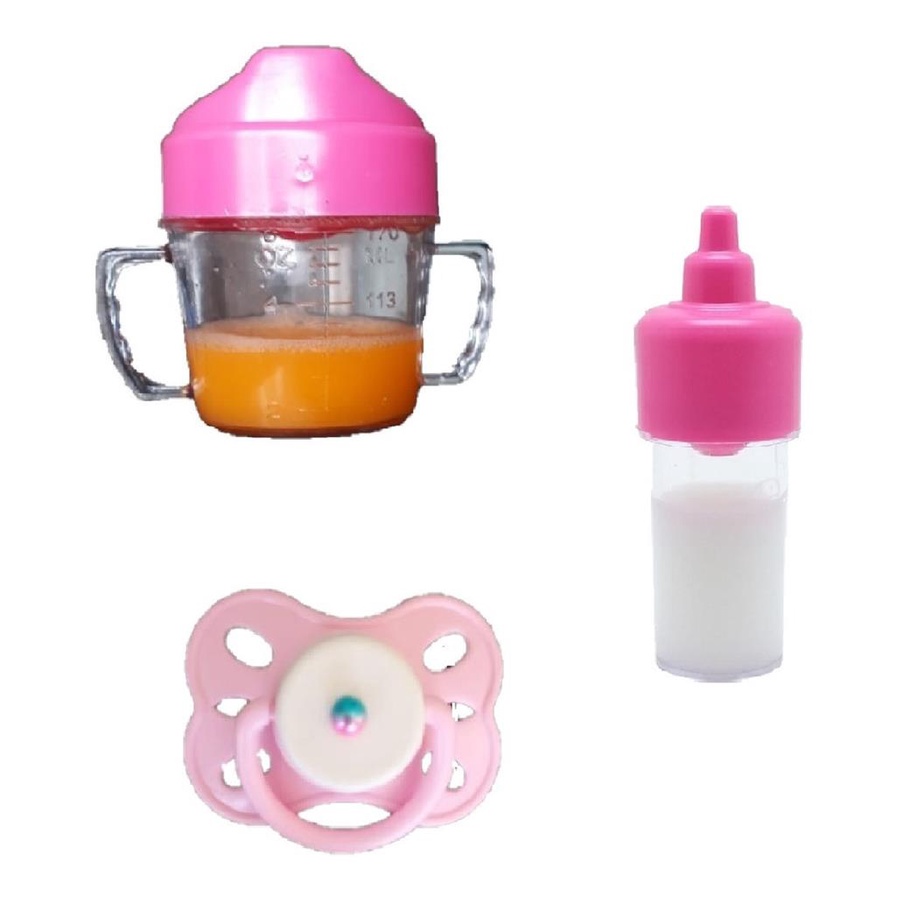 Kit Boneca Bebê Reborn Baby Menina