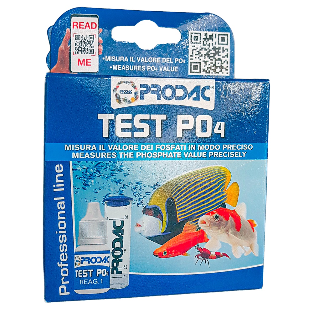 Prodac Teste Po4 Fosfato Aquario Doce E Marinho (Faz 48 Testes ...