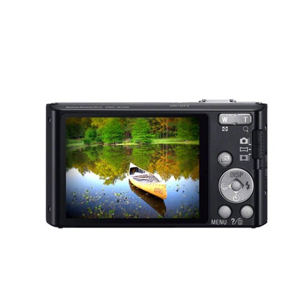 Câmera Digital Sony Cyber-shot DSC-W730 Preta com 16.1 MP - Zoom