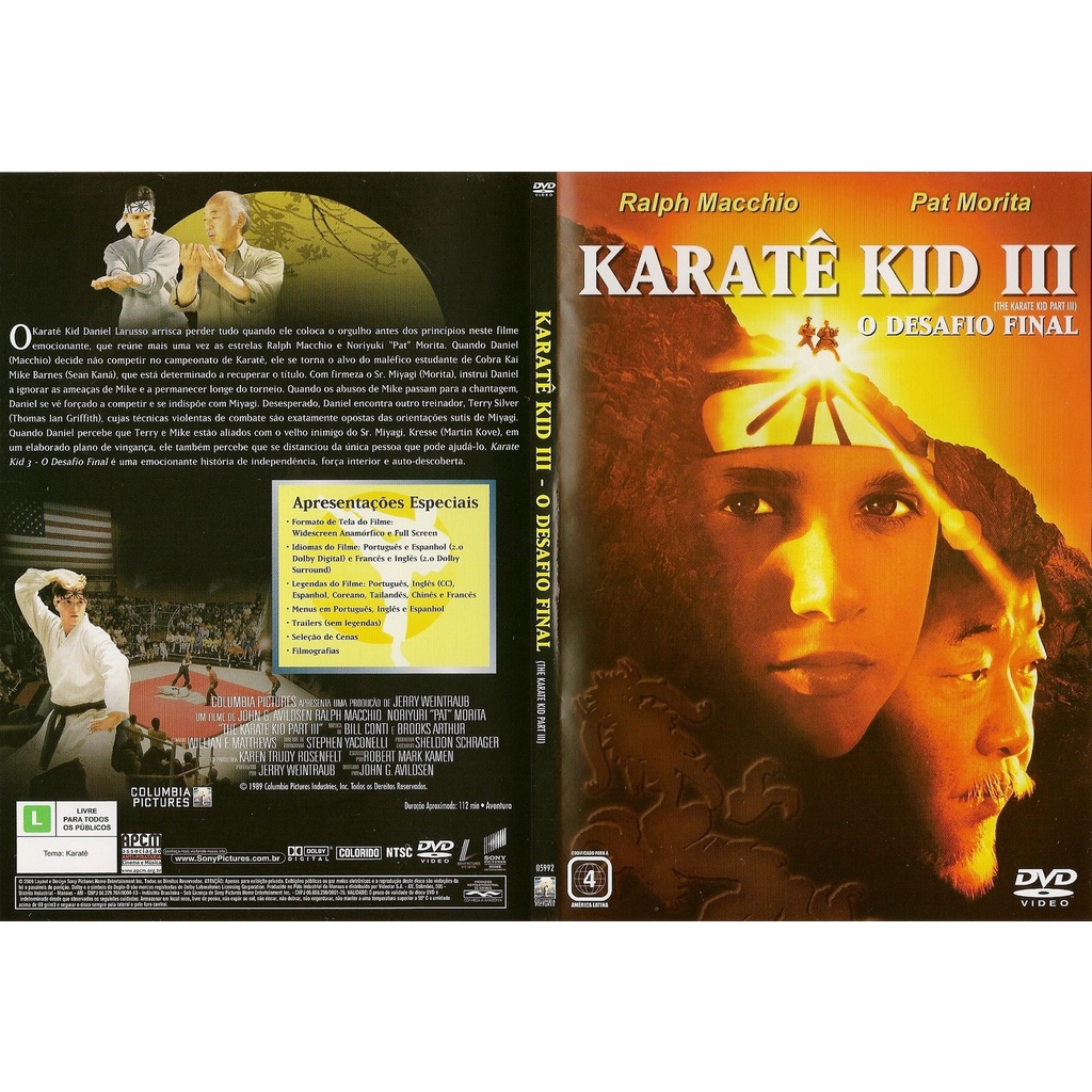 KARATE KID 3 - O DESAFIO FINAL (1989) | Shopee Brasil