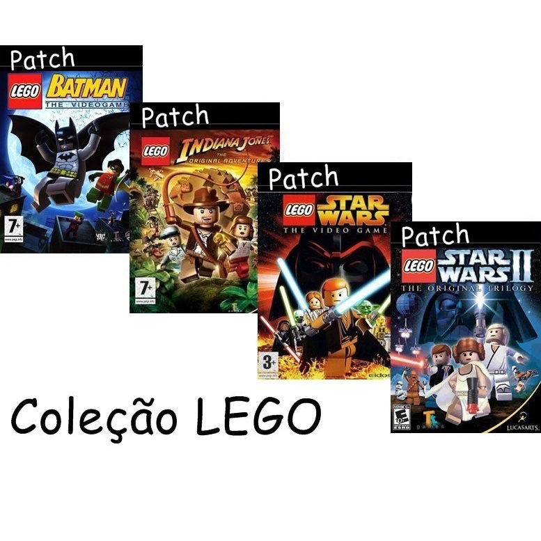 Lego Coleção Infantil (5 Jogos) Ps2 Desbloqueado Patch - Desconto no Preço