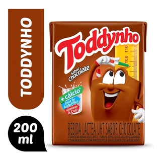 Kit Bebida Láctea Toddynho MONDELEZ - 6un de 200ml cada