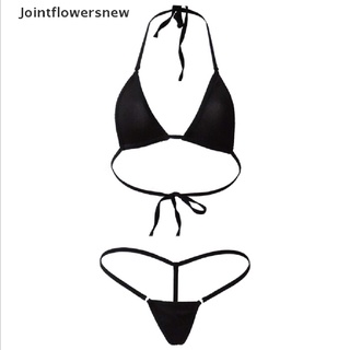 JTN Women Sexy Micro Thong G string Brazilian Mini Top Bra Bottom Bikini  Swimwear NW