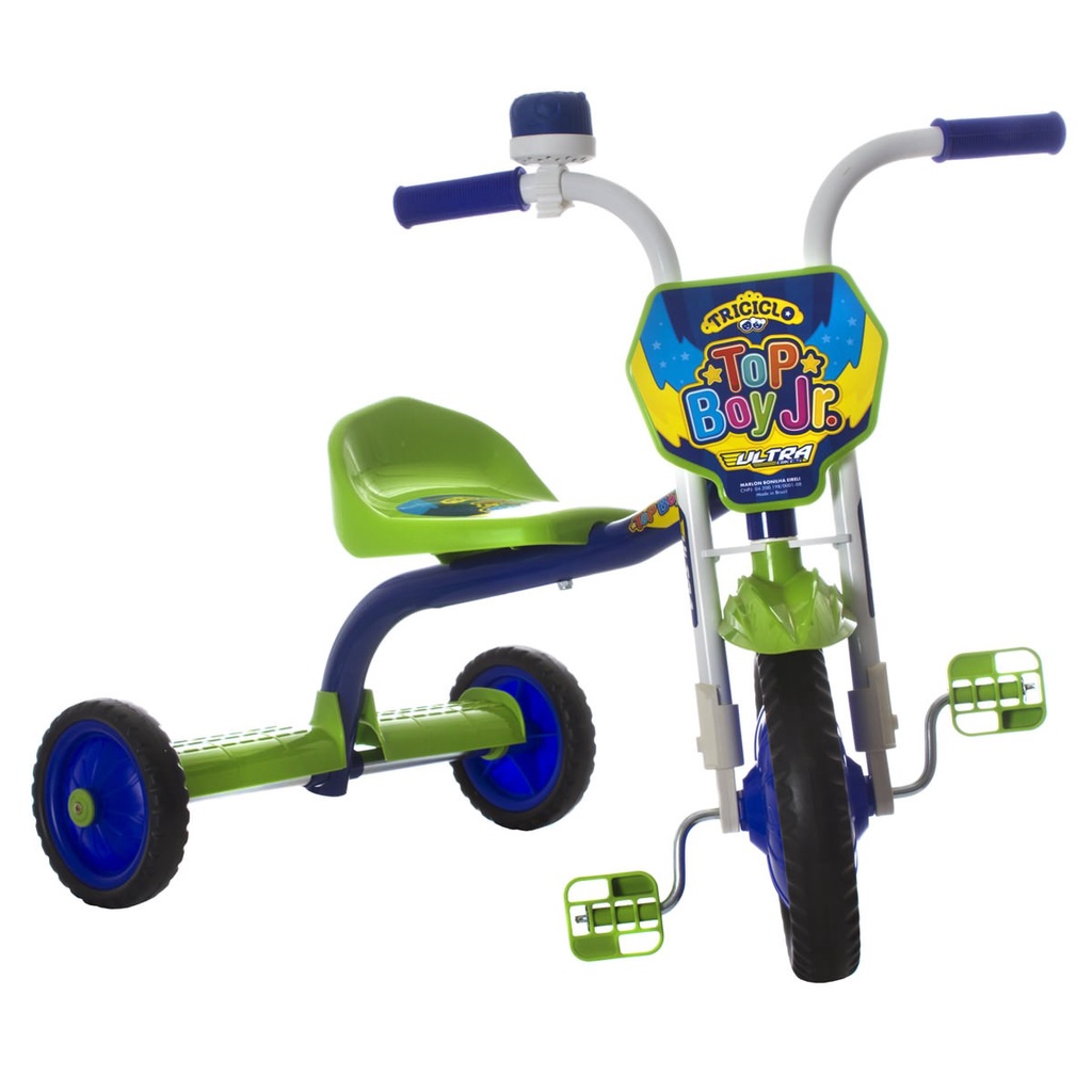 Triciclo Motoca Infantil Masculino Ultra Bikes Verde Militar