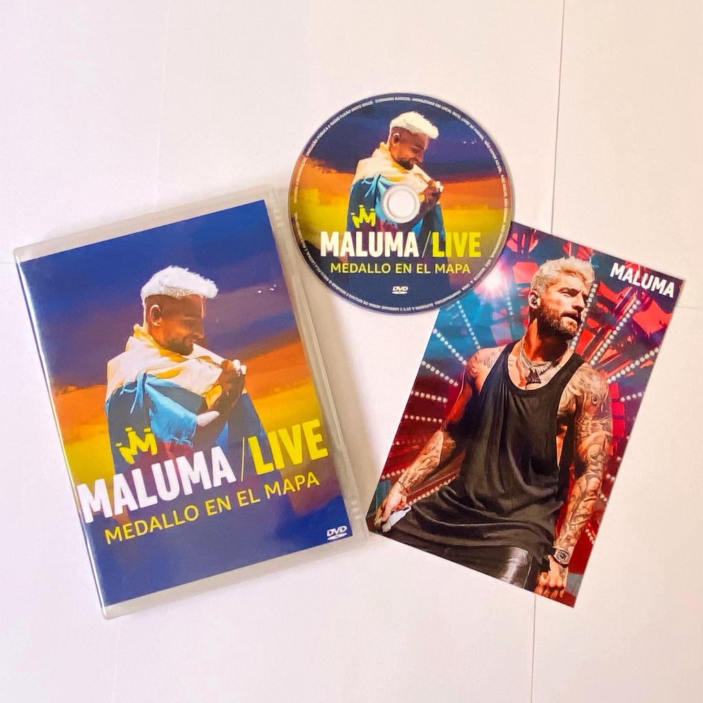 Dvd Maluma LIVE Medallo En El Mapa 2022 Papi Juancho World Tour