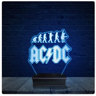 Luminária Led Acrilico Abajur - AC/DC Banda 11