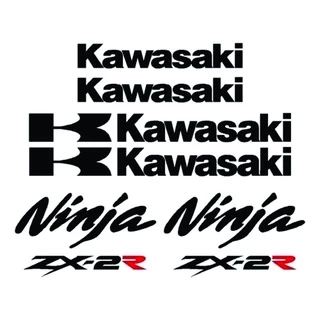 Adesivo Kawasaki Ninja 250r Zx2r Ótima aderência