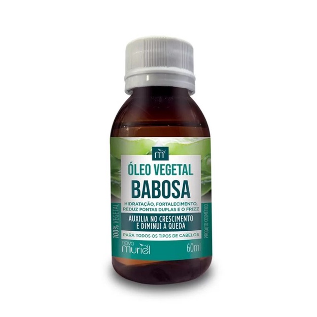 Óleo Vegetal de Umectação Babosa 60 ml - 100% Vegetal | Shopee Brasil
