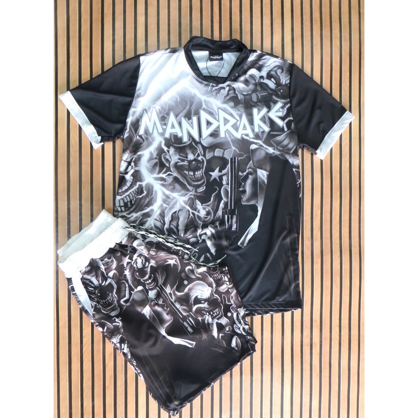 Kit Império Mandrake Cria de Quebrada Favela Camiseta + Bermuda