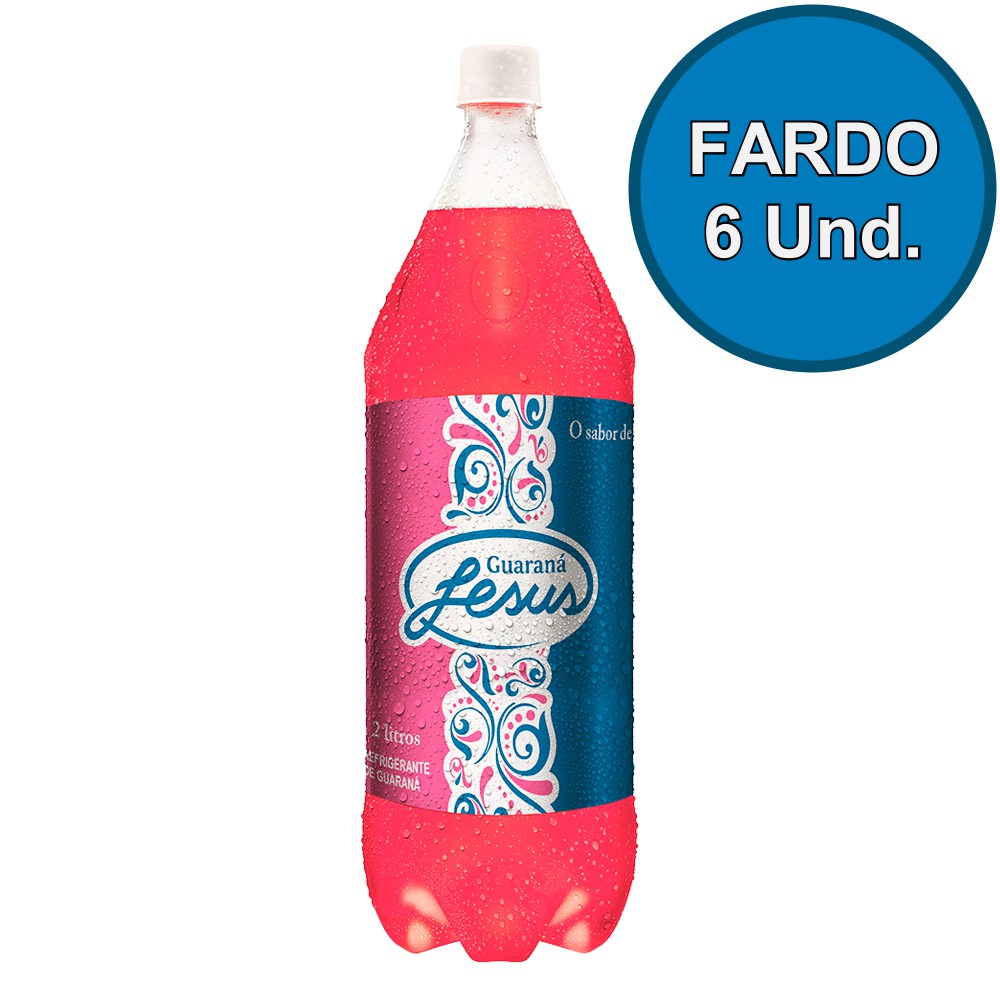 Refrigerante Guaraná Jesus 2 Litros Fardo 6 unidades | Shopee Brasil
