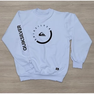 Casaco Moletom Blusa Gola Careca Quiksilver Básica
