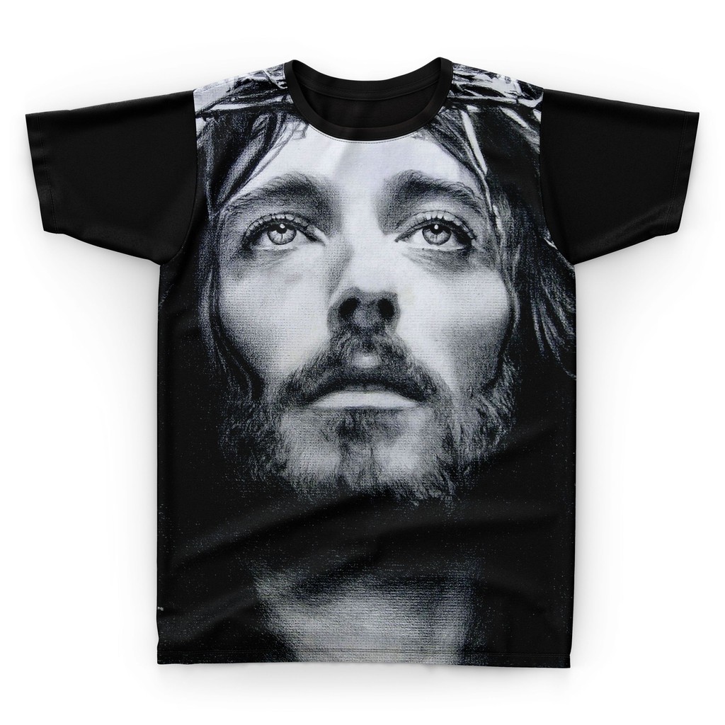 Camiseta Camisa Rosto Jesus Deus Cristo - M01