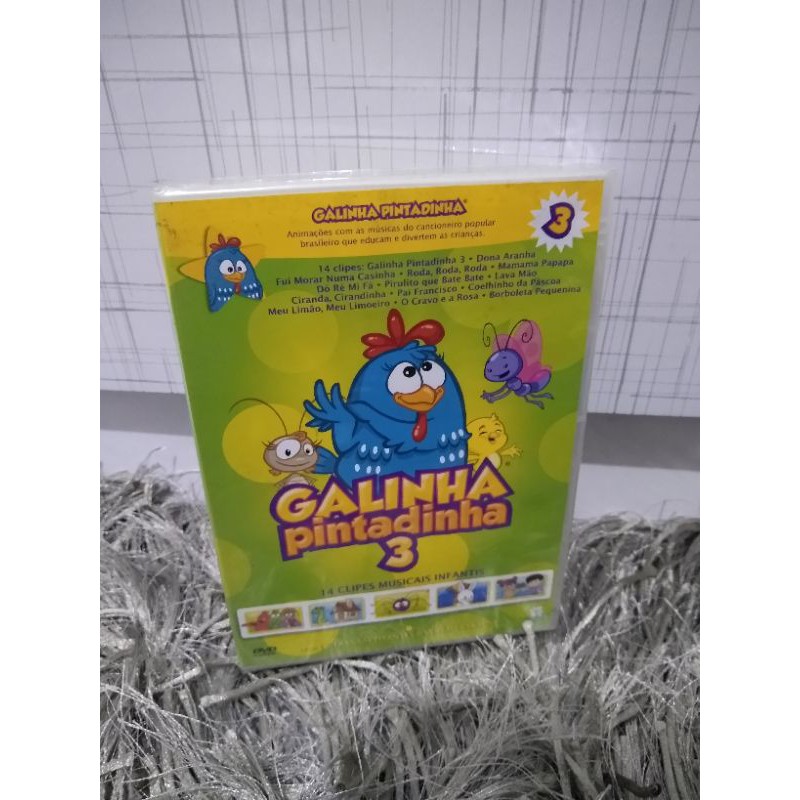 DVD: Galinha pintadinha 3 - Lacrado - Pouso Cultural