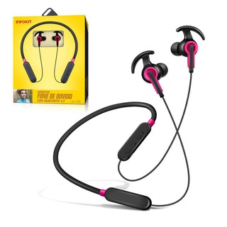 Fone bluetooth hbt-82 esportivo arco flexivel gancho silicone Motion