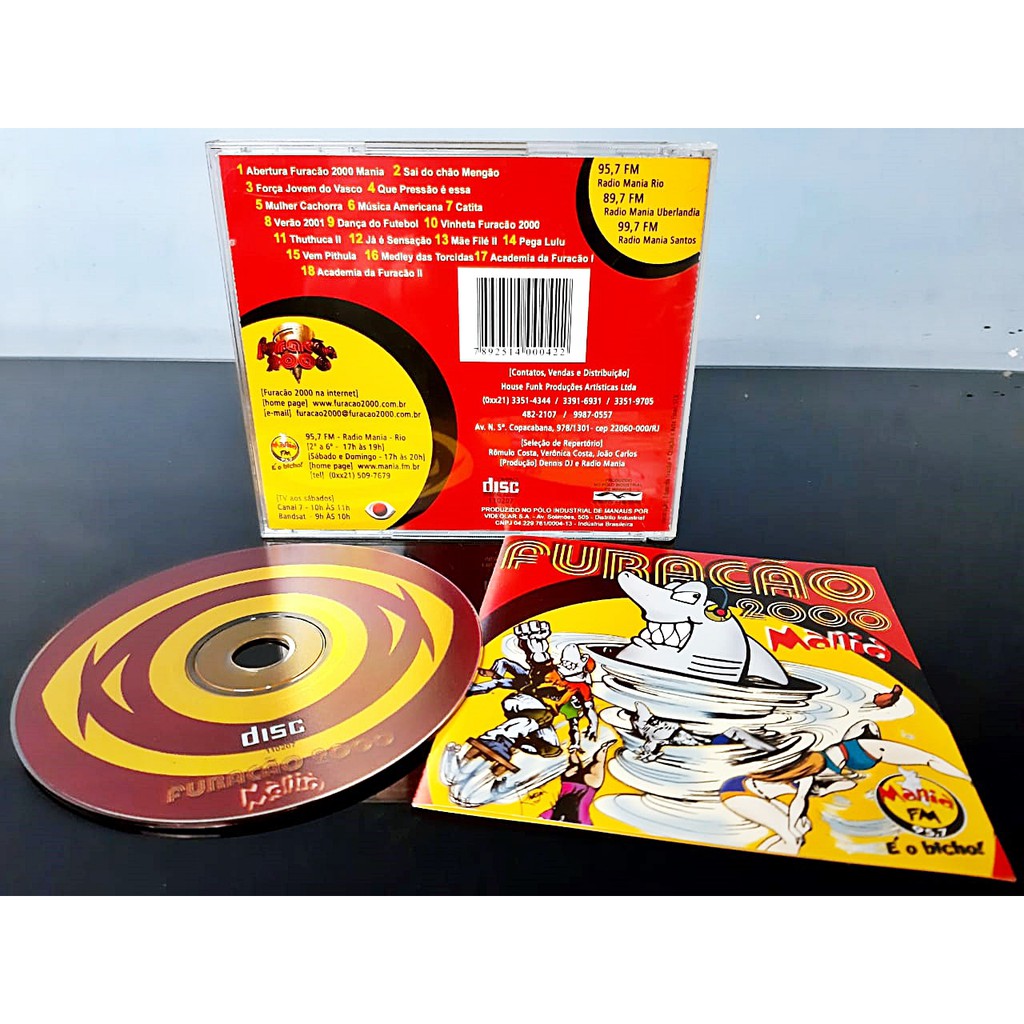 CD Furacão 2000 Mania FM Compre Já | Shopee Brasil