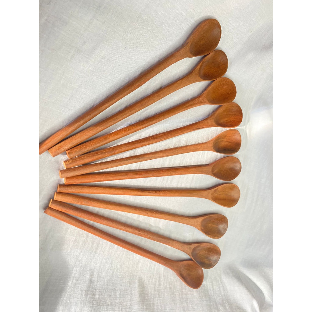 Kit mini colher de madeira molho lembrancinha eventos | Shopee Brasil