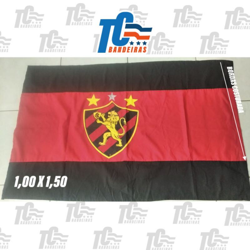Bandeira Do Sport Club do Recife 1,50m X 1,0m - SQ02, sport fc 