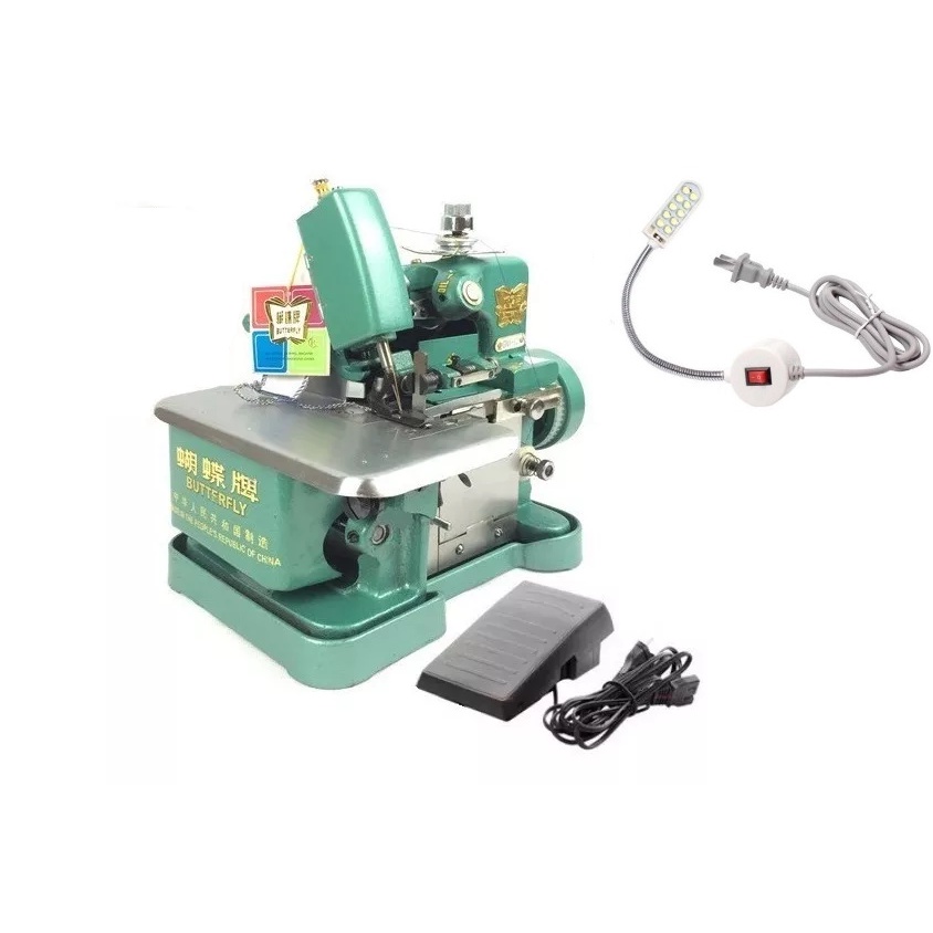 Maquina Costura Overlock Butterfly +Led+pedal Eletronico220v | Shopee ...