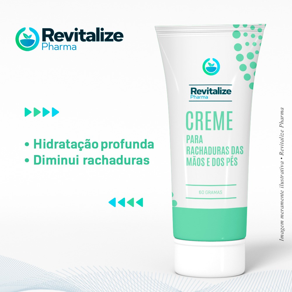 Creme para Combater e Remover Rachadura e Fissura, nas Mãos e Pés, 60 ...
