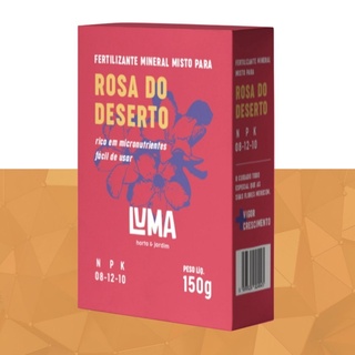 Adubo Fertilizante NPK 08-12-10 para Rosa Do Deserto 150g