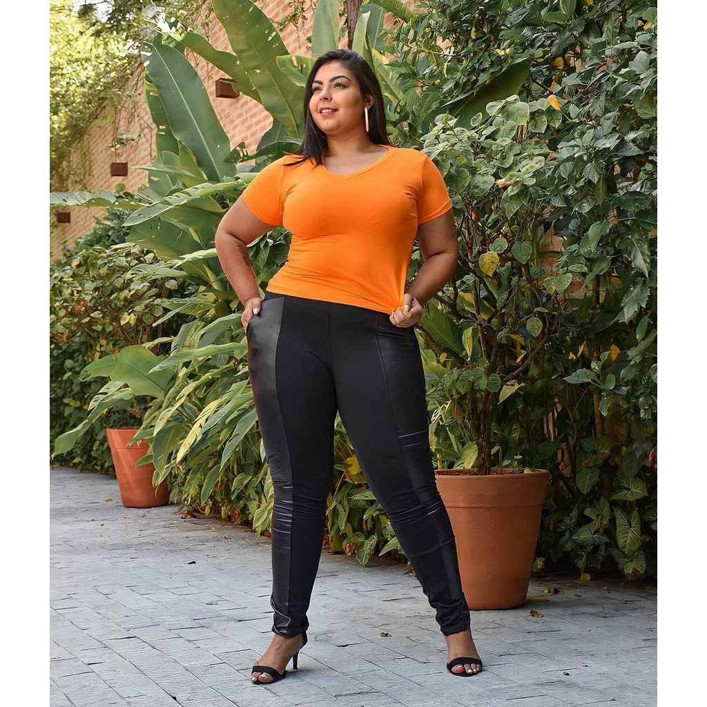 Calça montaria tecido store grosso plus size