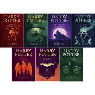 Box Harry Potter Capa Dura Novas Ilustrações 7 Livros Lacrado no Plástico