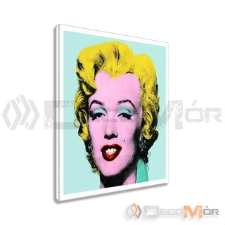 Quadro Canvas Decorativo Shot Sage Blue Marilyn Andy Warhols