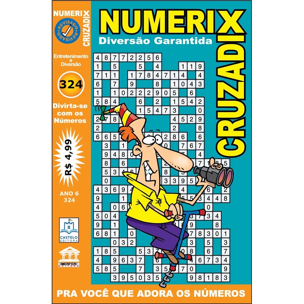 Coquetel Passatempo Numerix Numerex Exatas Letrex Sudoku Lógica, 6 Revistas  Frete Grátis