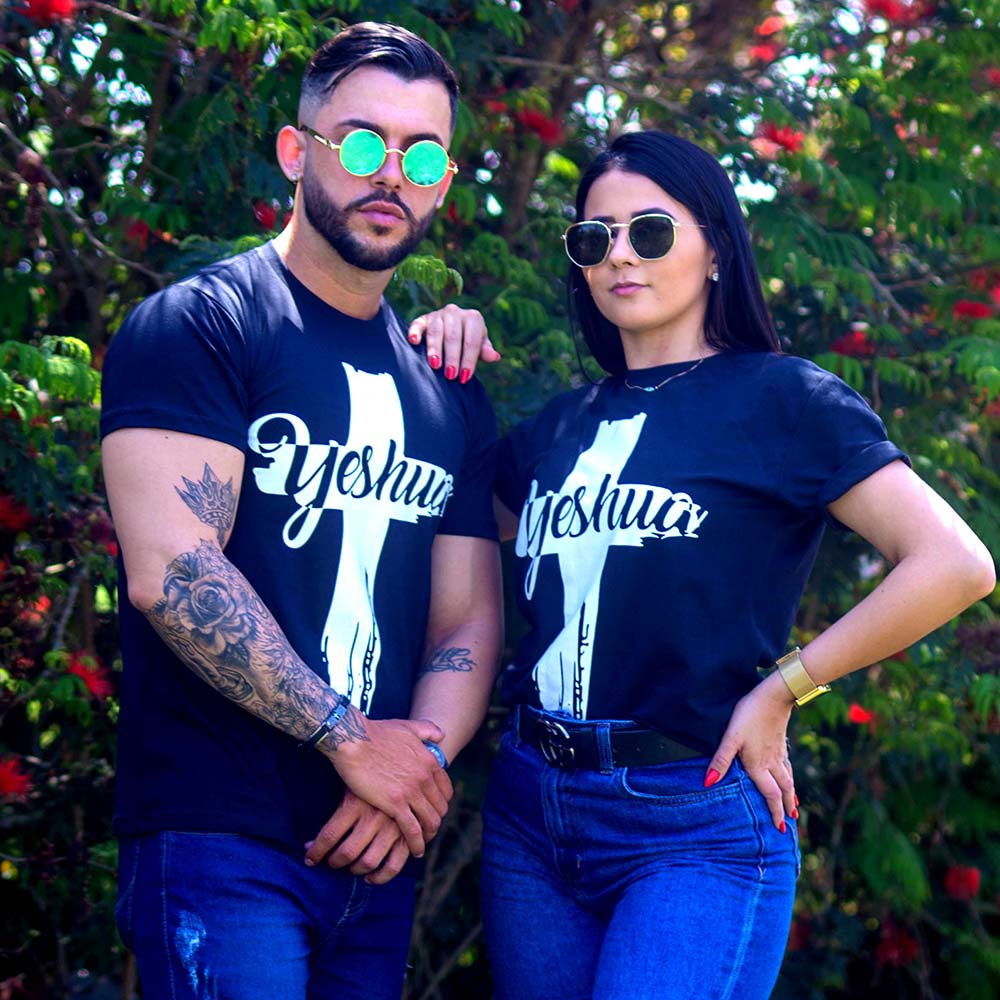 Camisas para casal store gospel