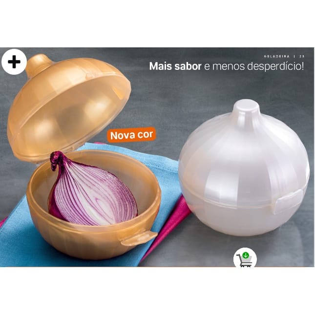 Tupper Porta Cebola Original Tupperware Shopee Brasil