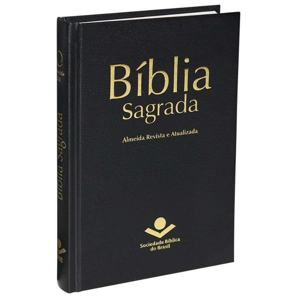 Bíblia Sagrada /Almeida Revista E Atualizada /capa Dura Preta / Pequena ...