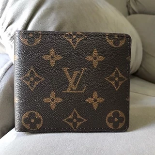 Carteira Masculina Louis Vuitton Lv - Monogram Marrom - Couro