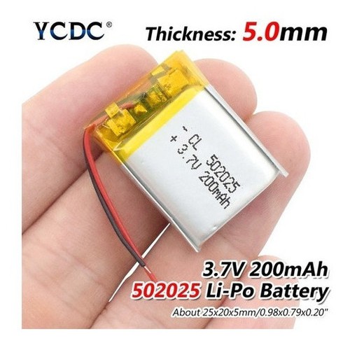 3.7V 200mAh Battery With PH1.25 Plug - Replacement For HR SH1 RC Drones