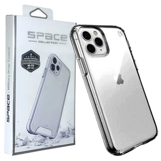 Capinha Capa Space ORIGINAL com borda PRETA Transparente Anti Impacto Policarbonato (Não Amarela) TPU IPhone 7 8 Plus X Xr Xs Pro Max 11 12 13 12 Mini 13 mini
