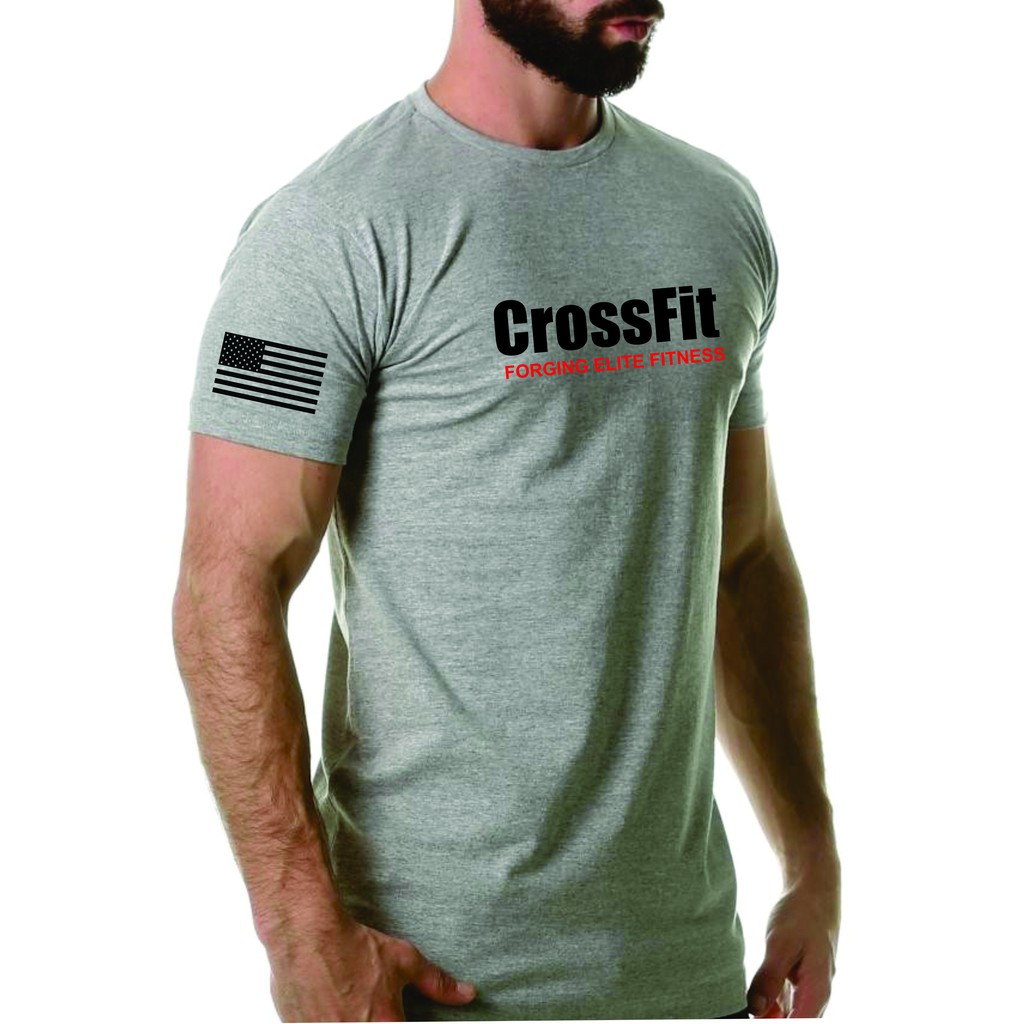 Camiseta Crossfit Fitness Musculação Academia Malha Fria Cross Cfit01 ...