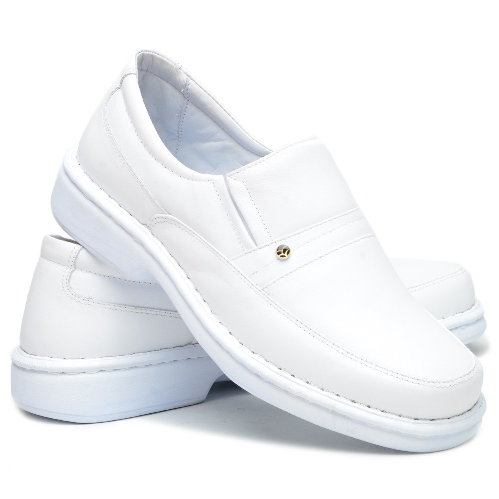 Sapato branco hot sale medico masculino