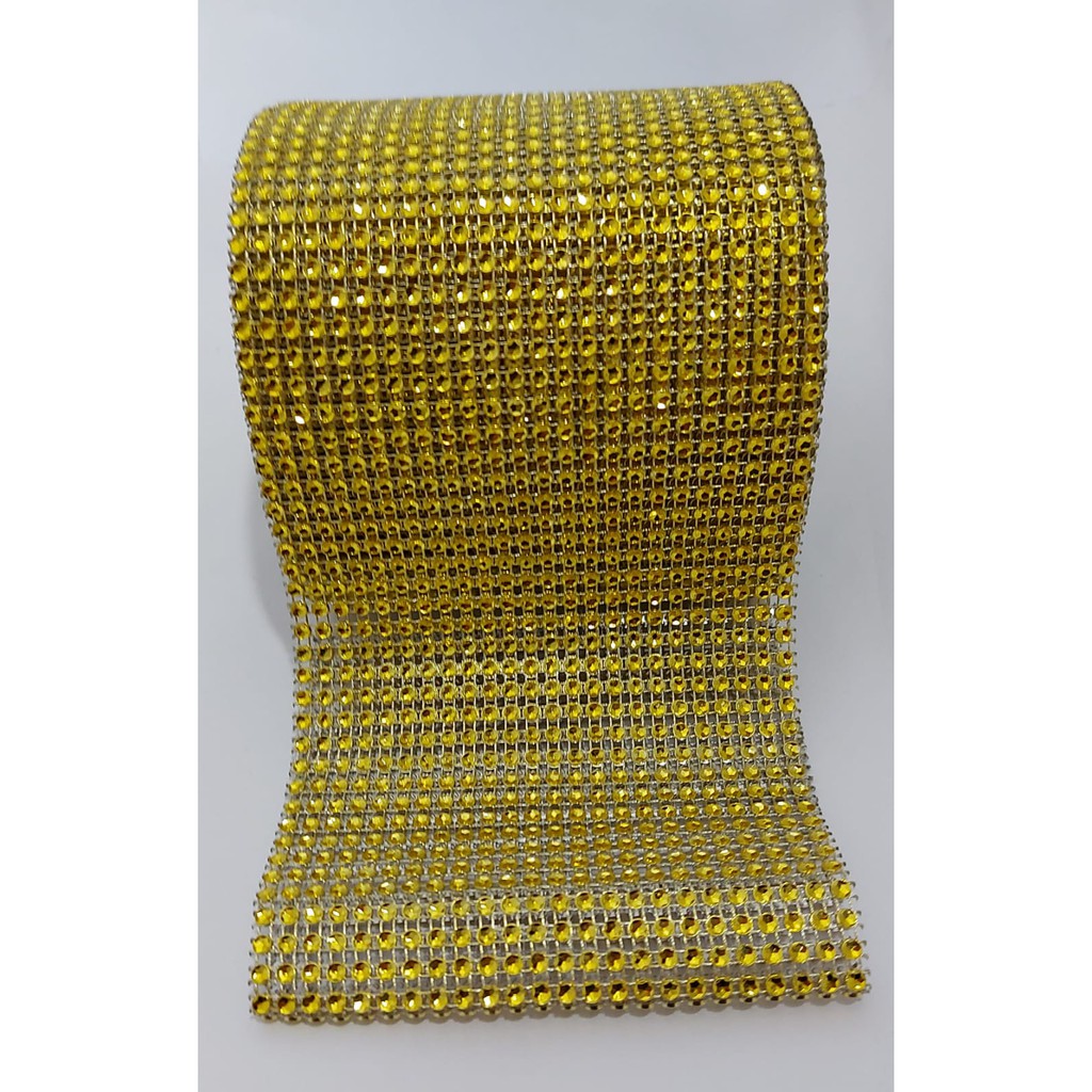 MANTA FALSO STRASS DOURADO - 70cm de comprimento | Shopee Brasil