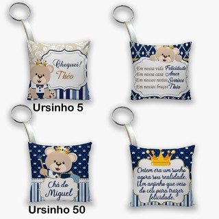 50 Lembrancinha Maternidade Personalizados Ursinho