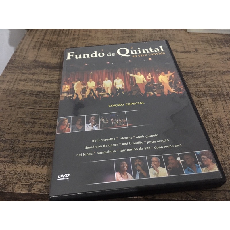 Dvd Fundo De Quintal - Ao Vivo Convida