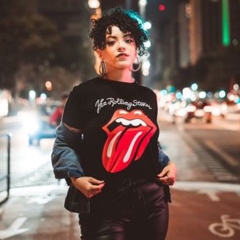 Camiseta feminina The Rolling Stones T shirt de bandas cl ssico