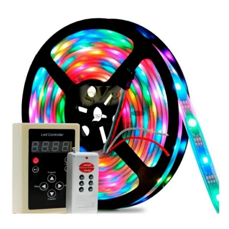 kit led digital 133 efeitos para som automotivo 5 metros de fita, 1 ...
