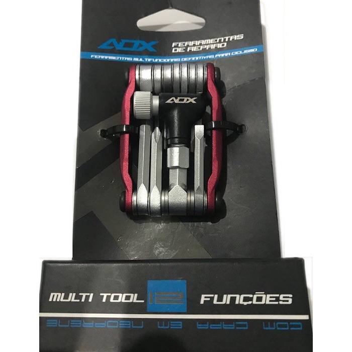 Kit Ferramenta para bike Audax Adx Canivete 12 Funcoes