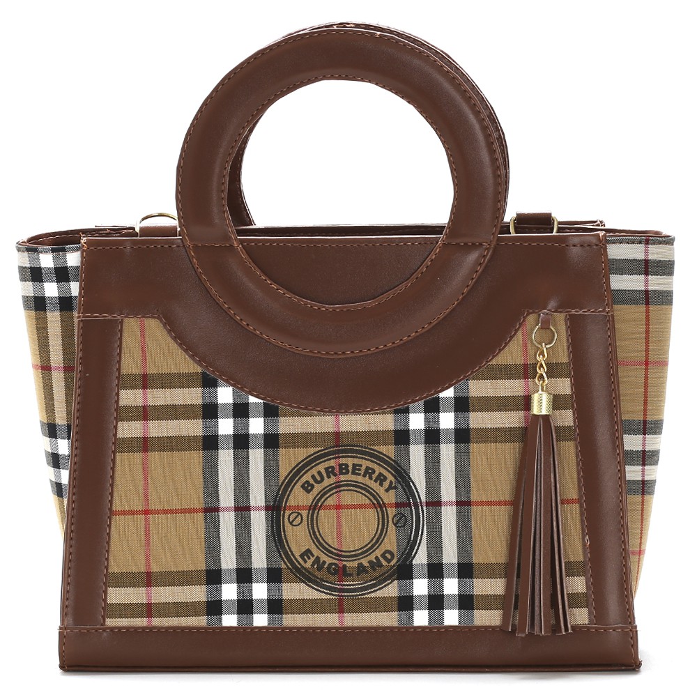 Bolsa burberry 2024 xadrez original