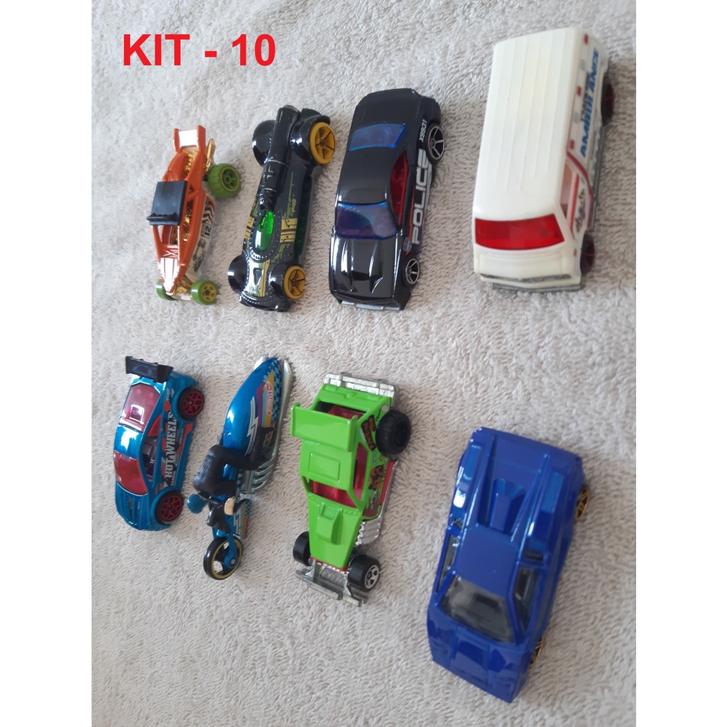 Kit contendo Carrinhos da Hot Wheels sortidos da Mattel Shopee