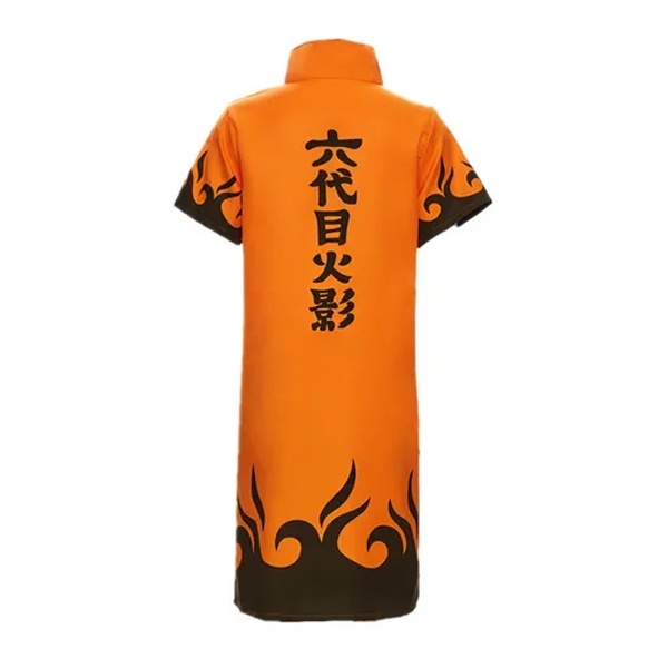 Animador naruto shippuden seis geração hokage cosplay manto robe